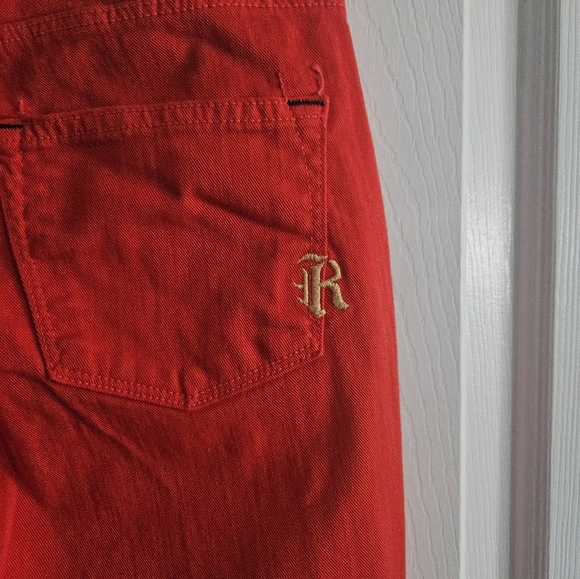 NWOT Vintage Y2K Rich & Skinny Sleek Red Jeans - Picture 5 of 8